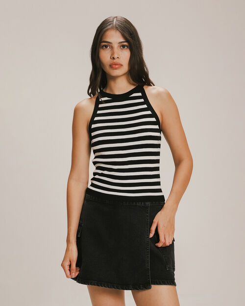 Top Halter Sin Mangas